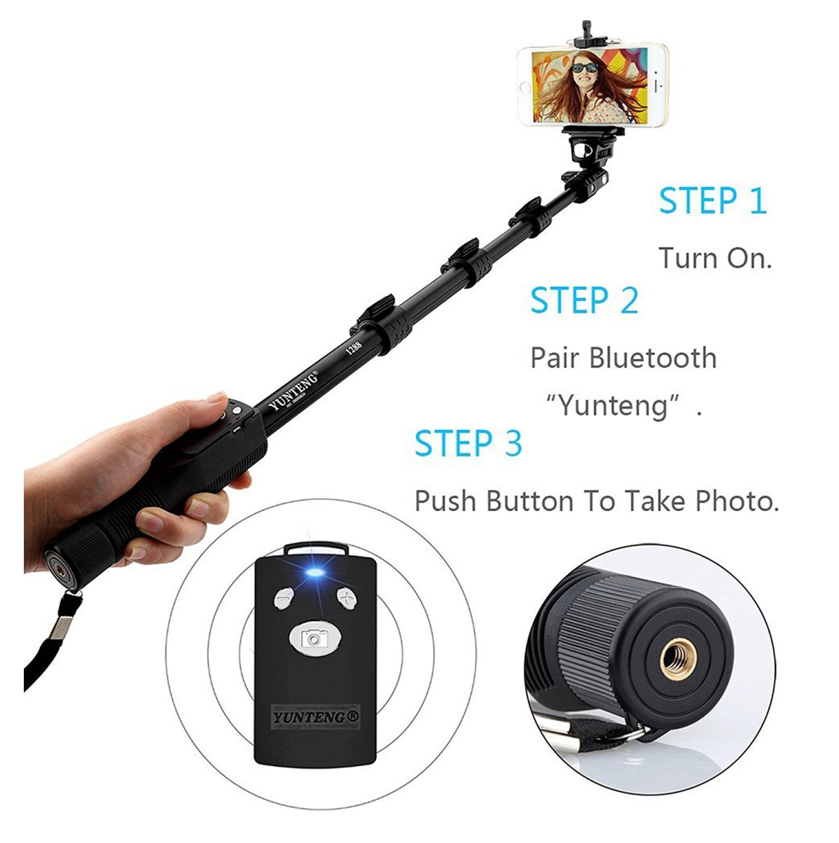 Palo de Selfie Monopod YT1288 mas Contro